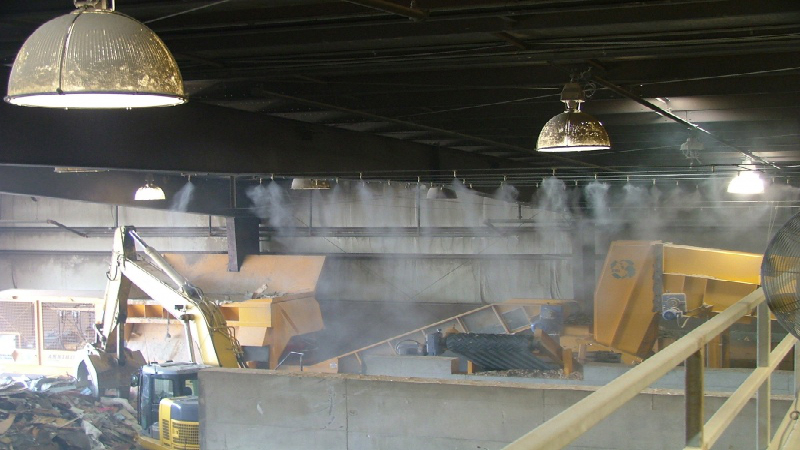 Dust Control Systems: Installing Misting