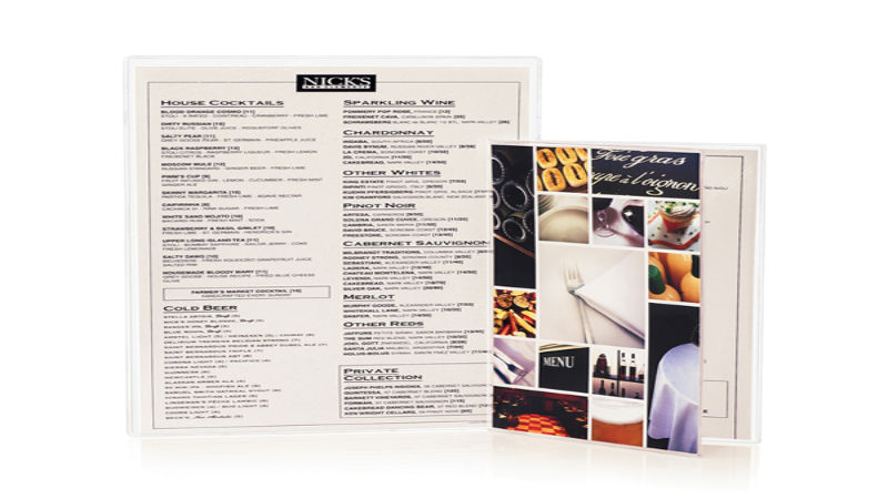 Plastic Menu Covers: Purposes And Advantages