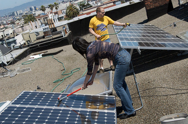 Keeping Your Solar Panels with Help from Cleaning Experts